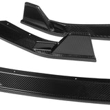 For 2022-2024 Subaru BRZ ST-Style Real Carbon Fiber Front Bumper Splitter Spoiler Lip 3PCS