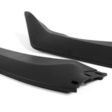 WP-Style Front Bumper Splitter Spoiler Lip 3PCS For 2024-2025 BMW 5-Series G60 G61 M-Sport -Unpainted Matte Black