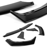 For 2014-2021 BMW 2-Series F22 F23 Base Front Bumper Splitter Spoiler Lip 5PCS -Painted Black