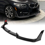 For 2014-2021 BMW 2-Series F22 F23 Base Front Bumper Splitter Spoiler Lip 5PCS -Painted Black