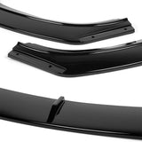 For 2014-2021 BMW 2-Series F22 F23 Base Front Bumper Splitter Spoiler Lip 5PCS -Painted Black