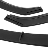 For 2014-2021 BMW 2-Series F22 F23 Base Front Bumper Splitter Spoiler Lip 5PCS -Unpainted Matte Black