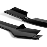 For 2024-2025 Hyundai Elantra Base Front Bumper Splitter Spoiler Lip 5PCS -Painted Black