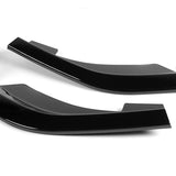 For 2024-2025 Hyundai Elantra Base Front Bumper Splitter Spoiler Lip 5PCS -Painted Black