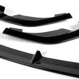 For 2024-2025 Hyundai Elantra Base Front Bumper Splitter Spoiler Lip 5PCS -Painted Black