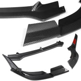 For 2024-2025 Hyundai Elantra Base Front Bumper Splitter Spoiler Lip 5PCS -Carbon Fiber Look