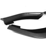 For 2024-2025 Hyundai Elantra Base Front Bumper Splitter Spoiler Lip 5PCS -Carbon Fiber Look