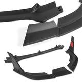 For 2024-2025 Hyundai Elantra Base Front Bumper Splitter Spoiler Lip 5PCS -Unpainted Matte Black