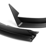 For 2022 - 2025 Tesla Model X Front Bumper Splitter Spoiler Lip 5PCS -Unpainted Matte Black