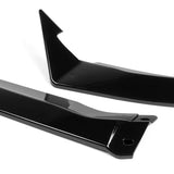 For 2024 - 2025 Nissan Sentra Front Bumper Splitter Spoiler Lip 5PCS -Painted Black