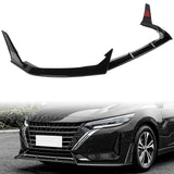 For 2024 - 2025 Nissan Sentra Front Bumper Splitter Spoiler Lip 5PCS -Painted Black