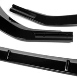 For 2024 - 2025 Nissan Sentra Front Bumper Splitter Spoiler Lip 5PCS -Painted Black