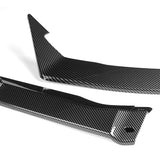 For 2024 - 2025 Nissan Sentra Front Bumper Splitter Spoiler Lip 5PCS -Carbon Fiber Look Painted