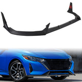 For 2024 - 2025 Nissan Sentra Front Bumper Splitter Spoiler Lip 5PCS -Unpainted Matte Black