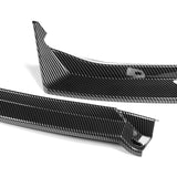 For 2024 - 2025 Hyundai Sonata Base Front Bumper STP-Style Splitter Spoiler Lip 5PCS -Carbon Fiber Look