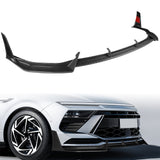 For 2024 - 2025 Hyundai Sonata Base Front Bumper STP-Style Splitter Spoiler Lip 5PCS -Carbon Fiber Look