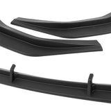 For 2024 - 2025 Hyundai Sonata Base Front Bumper STP-Style Splitter Spoiler Lip 5PCS -Unpainted Matte Black