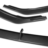 For 2023 - 2025 Nissan Altima Front Lower Bumper Splitter Spoiler Lip 5PCS -Carbon Fiber Look