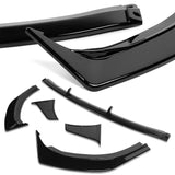 For 2024 - 2025 Hyundai Sonata N-Line Front Bumper Splitter Spoiler Lip 5PCS -Painted Black