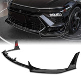 For 2024 - 2025 Hyundai Sonata N-Line Front Bumper Splitter Spoiler Lip 5PCS -Painted Black