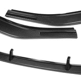 For 2024 - 2025 Hyundai Sonata N-Line Front Bumper Splitter Spoiler Lip 5PCS -Carbon Fiber Look