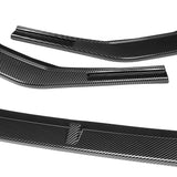 For 2024 - 2025 Hyundai Elantra N-Line Front Bumper Splitter Spoiler Lip 5PCS -Carbon Fiber Look