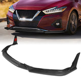 STP-Style For 2019 - 2024 Nissan Maxima Front Bumper Splitter Spoiler Lip 5PCS -Carbon Look Style