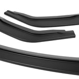 STP-Style For 2019 - 2024 Nissan Maxima Front Bumper Splitter Spoiler Lip 5PCS -Unpainted Matte Black