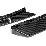 For 2006-2008 Lexus IS250 IS350 STP-Style Real Carbon Fiber Front Bumper Spoiler Lip 3PCS