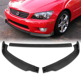 For 2001-2005 Lexus IS300 STP-Style Matt Black Front Bumper Splitter Spoiler Lip  3-PCS