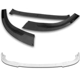 For 2006-2007 Lexus GS300 GS350 STP-Style Painted White Front Bumper Splitter Spoiler Lip 3PCS