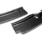 For 2006-2007 Lexus GS300 GS350 STP-Style Carbon Fiber Front Bumper Splitter Spoiler Lip 3PCS