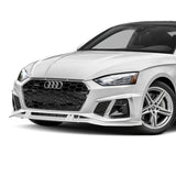 For 2020-2022 Audi A5 S5 S-Line Painted White Front Bumper Splitter Spoiler Lip 3PCS