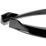 For 2019-2021 Kia Forte STP-Style Painted Black Front Bumper Splitter Spoiler Lip 3PCS