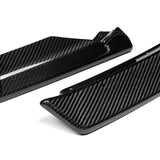 For 2013-2016 Audi A5 / S5 S-Line Carbon Fiber Front Bumper Splitter Spoiler Lip 3PCS
