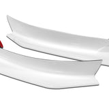 For 2004-2008 Mazda RX8 RX-8 MS-Style Painted White Front Bumper Body Splitter Spoiler Lip 2PCS