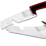 For 2004-2008 Mazda RX8 RX-8 MS-Style Painted White Front Bumper Body Splitter Spoiler Lip 2PCS