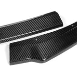 For 2019-2023 Mazda 3 Mazda3 Real Carbon Fiber Front Bumper Splitter Spoiler Lip 3PCS