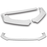 For 2014-2016 Lexus IS Base Painted White Front Bumper Splitter Spoiler Lip 3PCS