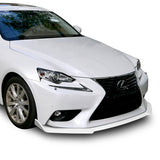 For 2014-2016 Lexus IS Base Painted White Front Bumper Splitter Spoiler Lip 3PCS