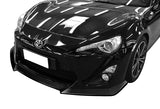 For 2013-2016 Scion FR-S/Toyota 86 CS-Style Painted Black Front Bumper Splitter Spoiler Lip 3PCS