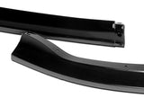 For 2011-2014 Subaru Impreza WRX STi CS2-Style Painted Black Front Bumper Splitter Spoiler Lip 3PCS