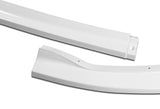 For 2011-2014 Subaru Impreza WRX STi CS2-Style Painted White Front Bumper Splitter Spoiler Lip 3PCS