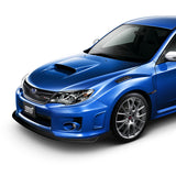 For 2011-2014 Subaru Impreza WRX STi CS2-Style Real Carbon Fiber Front Bumper Splitter Spoiler Lip 3PCS