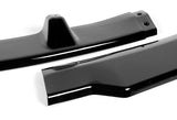 For 2009-2011 BMW E90 4DR Sedan 3-Series Painted Black Front Bumper Splitter Spoiler Lip 3PCS