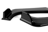 For 2009-2011 BMW E90 4DR Sedan 3-Series Painted Black Front Bumper Splitter Spoiler Lip 3PCS