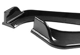 For 2009-2011 BMW E90 4DR Sedan 3-Series Carbon Look Style Front Bumper Splitter Spoiler Lip 3PCS