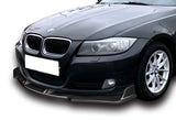 For 2009-2011 BMW E90 4DR Sedan 3-Series Carbon Look Style Front Bumper Splitter Spoiler Lip 3PCS