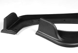 For 2009-2011 BMW E90 4DR Sedan 3-Series Unpainted Matte Black Front Bumper Splitter Spoiler Lip 3PCS