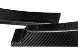 For 2012-2014 Mercedes C-Class W204 Real Carbon Fiber Front Bumper Splitter Spoiler Lip 3PCS